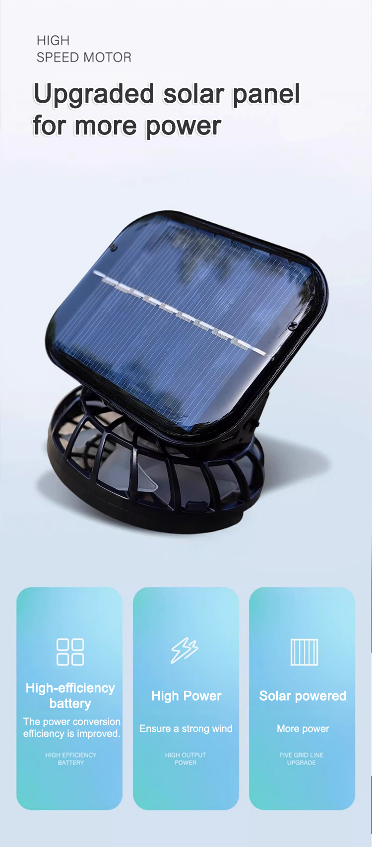🔥Hot Sale🔥Premium Solar Fan Wide Brim Hat