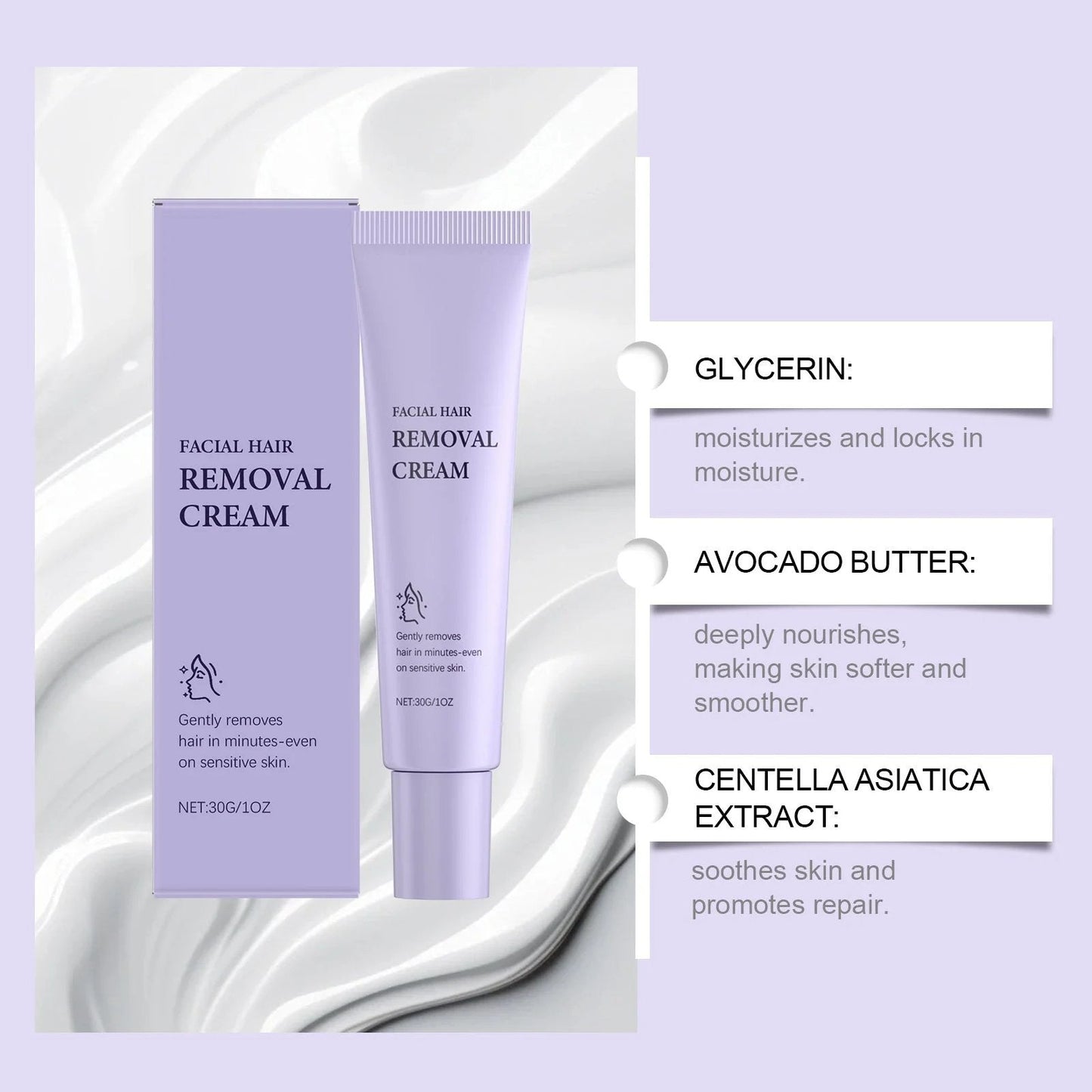 🔥 Buy 1 Get 1 FREE🔥Gentle and Painless Facial Hair Removal Cream
