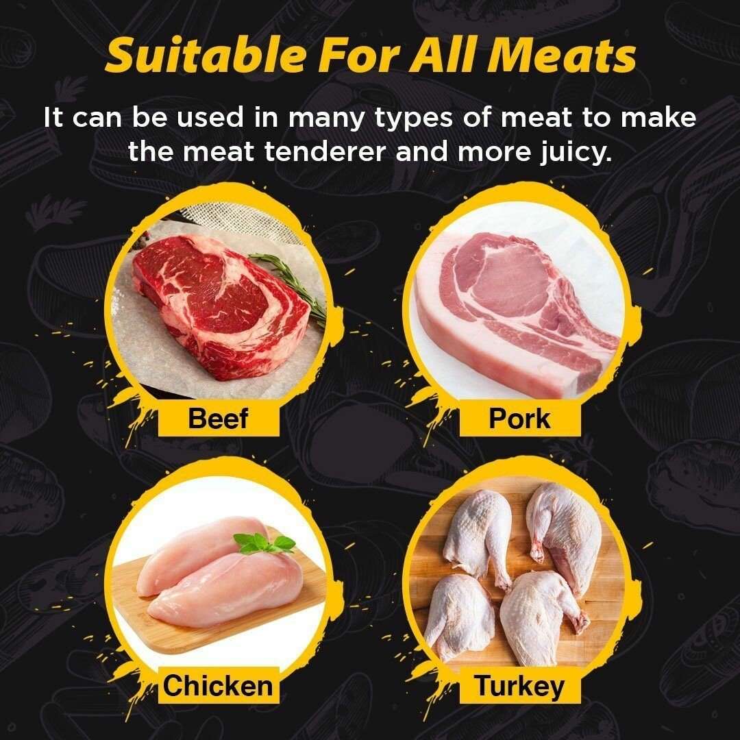 ❄️🥩Stainless Steel Meat Tenderizer Needle 21 Pin Steak BBQ Kitchen Cooking Tool