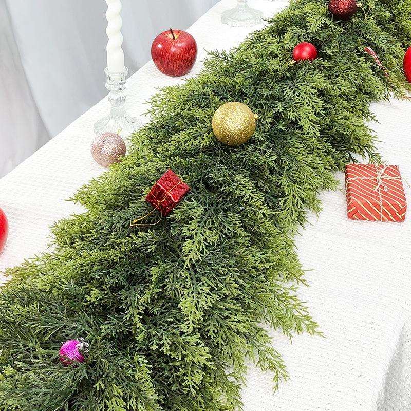 š2025 Super Value Seš„6 FT Artificial Cedar Garlands āRealistic Touch Winter Greenery