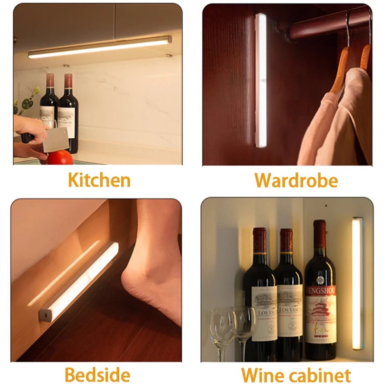 🔥 Punch-free Smart Sensor Magnetic Rechargeable LED Lights