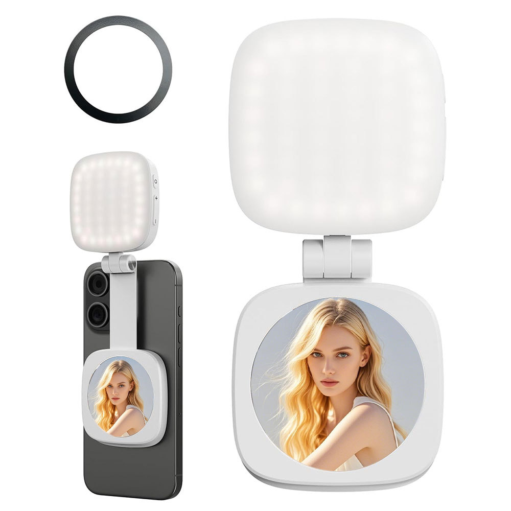 🌟3 Color Temperature + Long Life - Cell Phone Beauty Fill Light