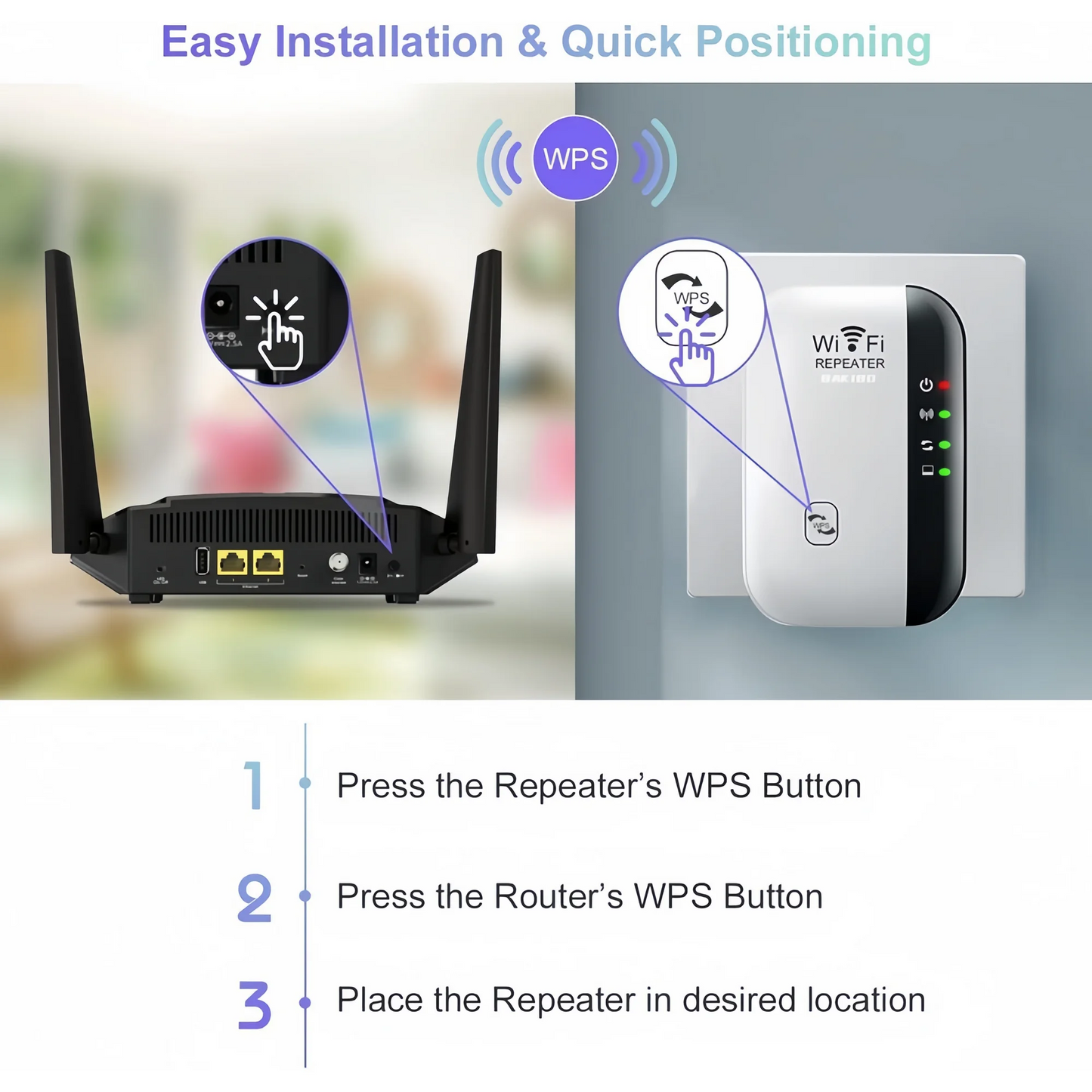 🔥40%OFF-WiFi Extender/Signal Booster for Home Use (Universal)