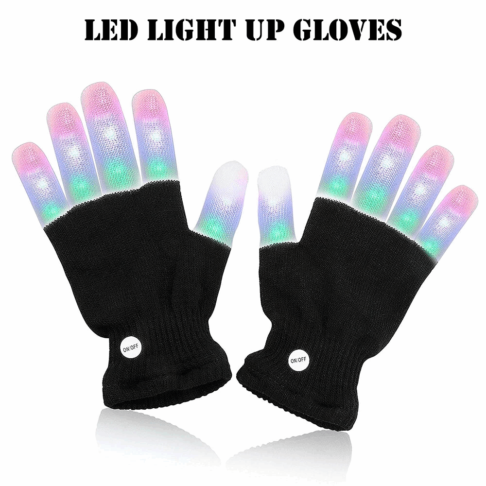 🎁BUY 3 GET 3 FREE🎁-Multicolor Light Up LED Gloves - Perfect for Festivals, Parties, Bachelorette Parties