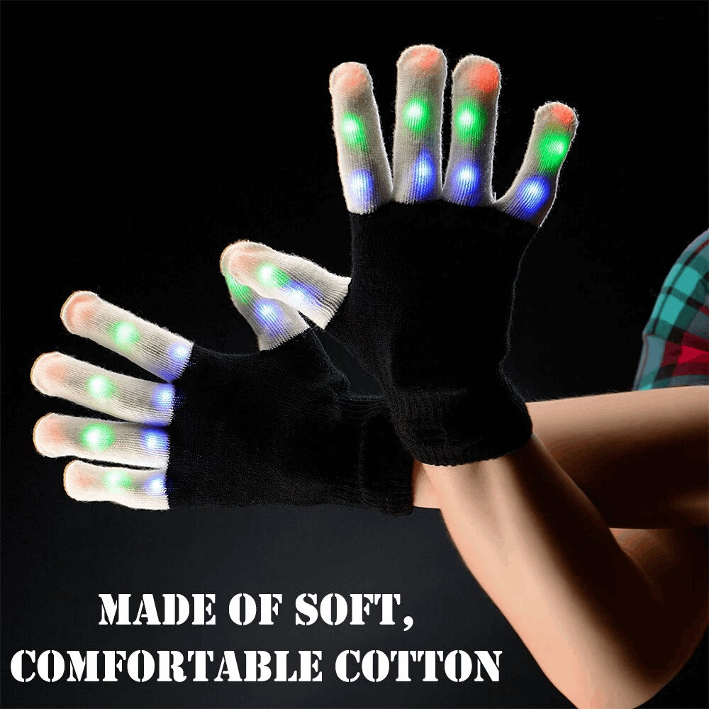 🎁BUY 3 GET 3 FREE🎁-Multicolor Light Up LED Gloves - Perfect for Festivals, Parties, Bachelorette Parties