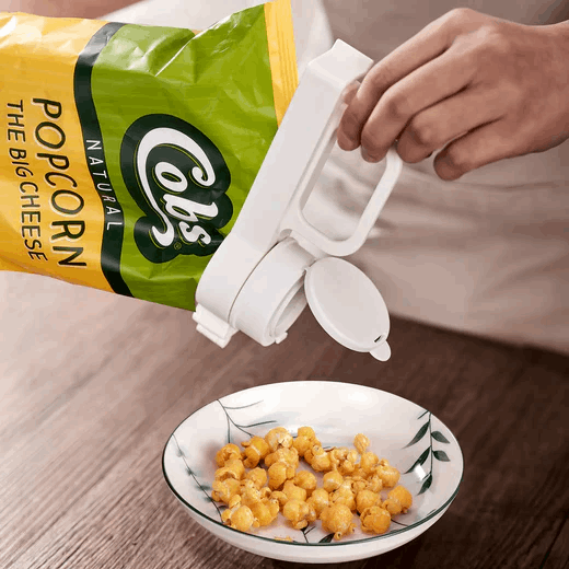 📢Buy 1 Get 1 FREE for only $19.99📢 Reusable Food Bag Clips with Pour Spout
