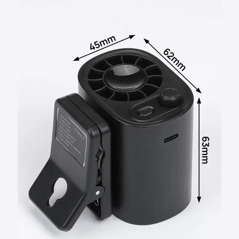 70% Off❄️🔥Car Clip On Fan with LED Display