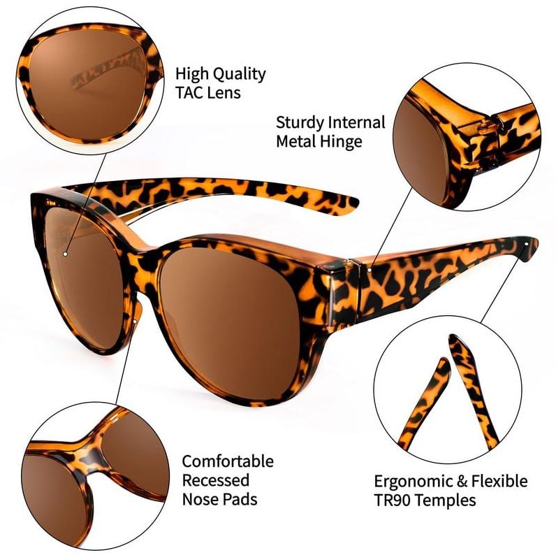 ๐ข๐ 2025 New Polarized UV400 Protection Trendy Round Cat-eye Sunglasses ๐บ๐ถ๏ธ