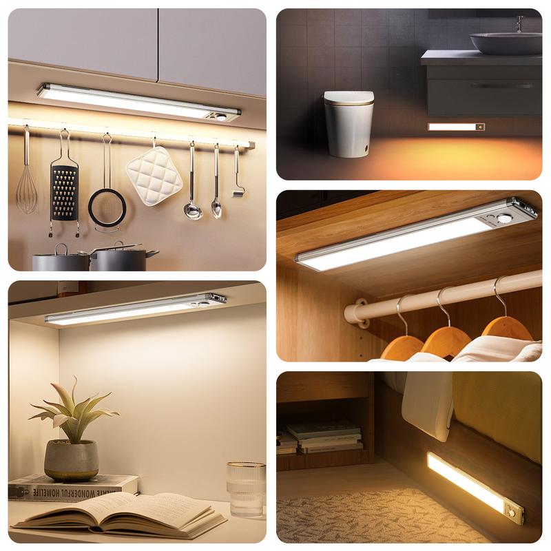 💡Under Cabinet Lights-52LED Motion Sensor Night Light Indoor