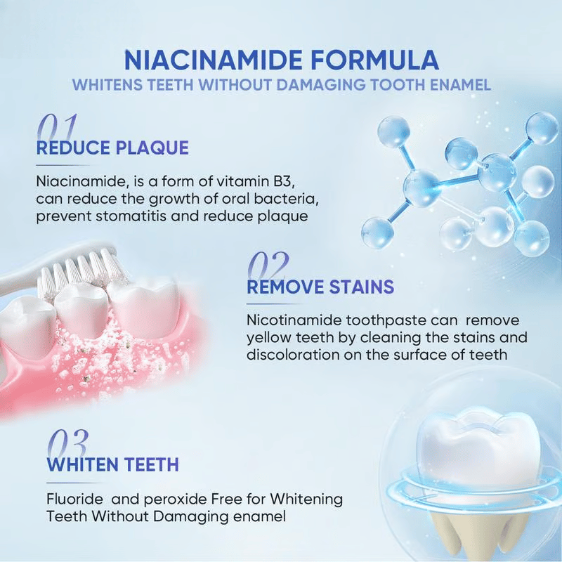 š„Hot Saleš„Niacinamide Whitening Toothpaste - For Healthier, Whiter Teeth!
