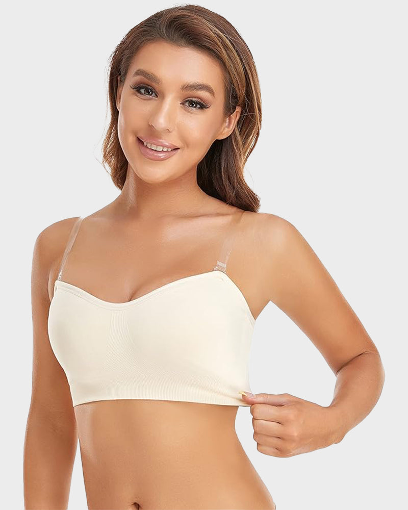 🔥Buy 2 Get 1 Free🔥Non-Slip Bandeau Seamless Wireless Strapless Bra