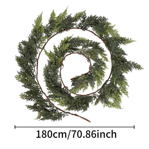š2025 Super Value Seš„6 FT Artificial Cedar Garlands āRealistic Touch Winter Greenery