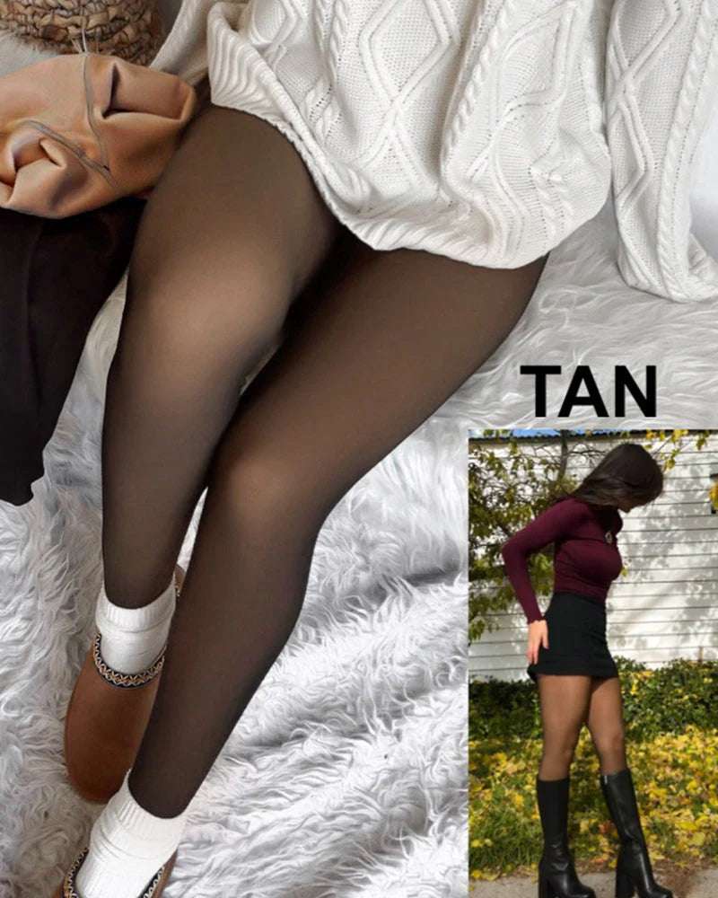 🔥Buy 1 Get 1 Free🔥Translucent Fleece Lined Tights