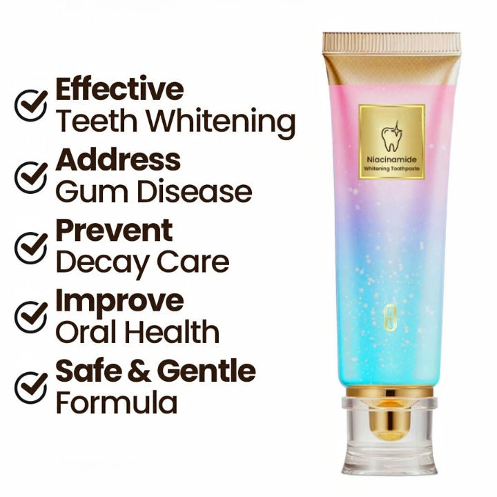 🔥Limited Stock –Niacinamide Whitening Toothpaste