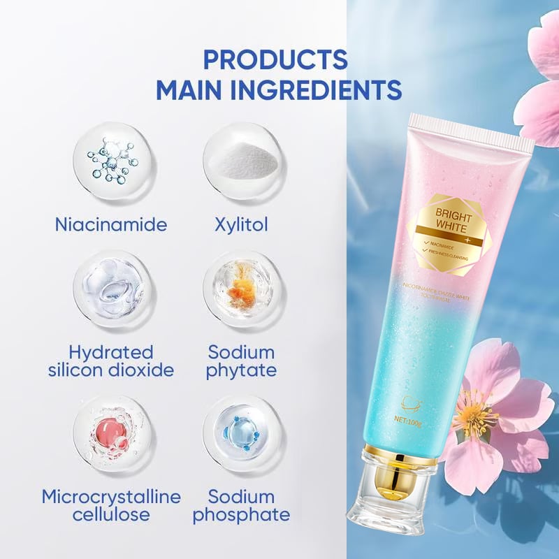 š„Hot Saleš„Niacinamide Whitening Toothpaste - For Healthier, Whiter Teeth!