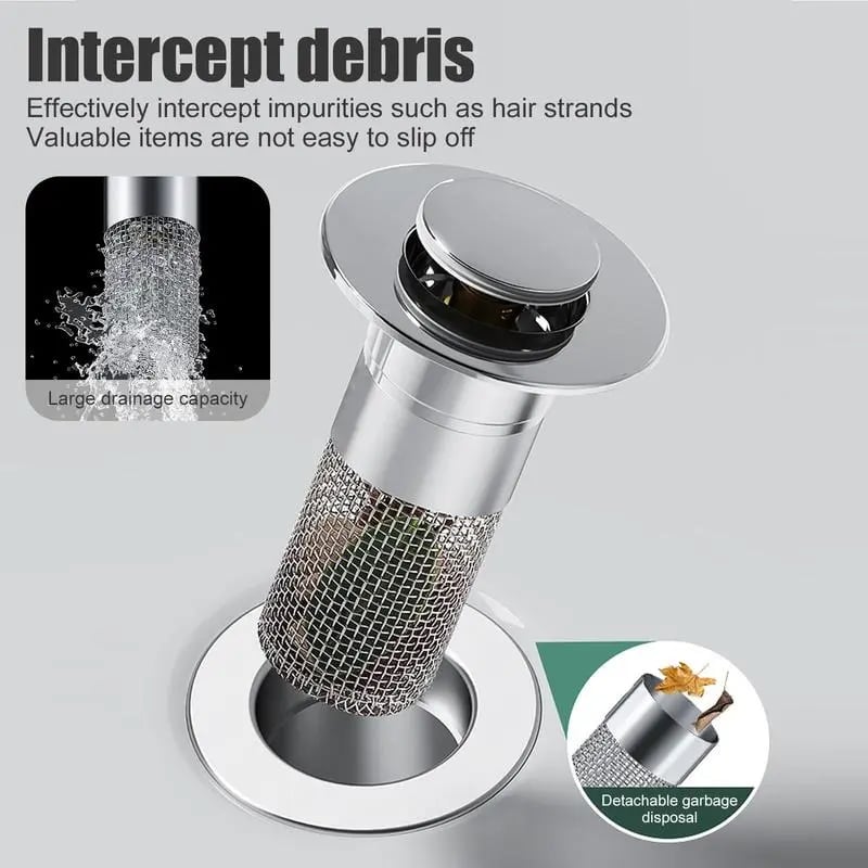 🔥Buy 1 Get 3 Free🔥 Bathroom Sink Stopper Hair Catcher