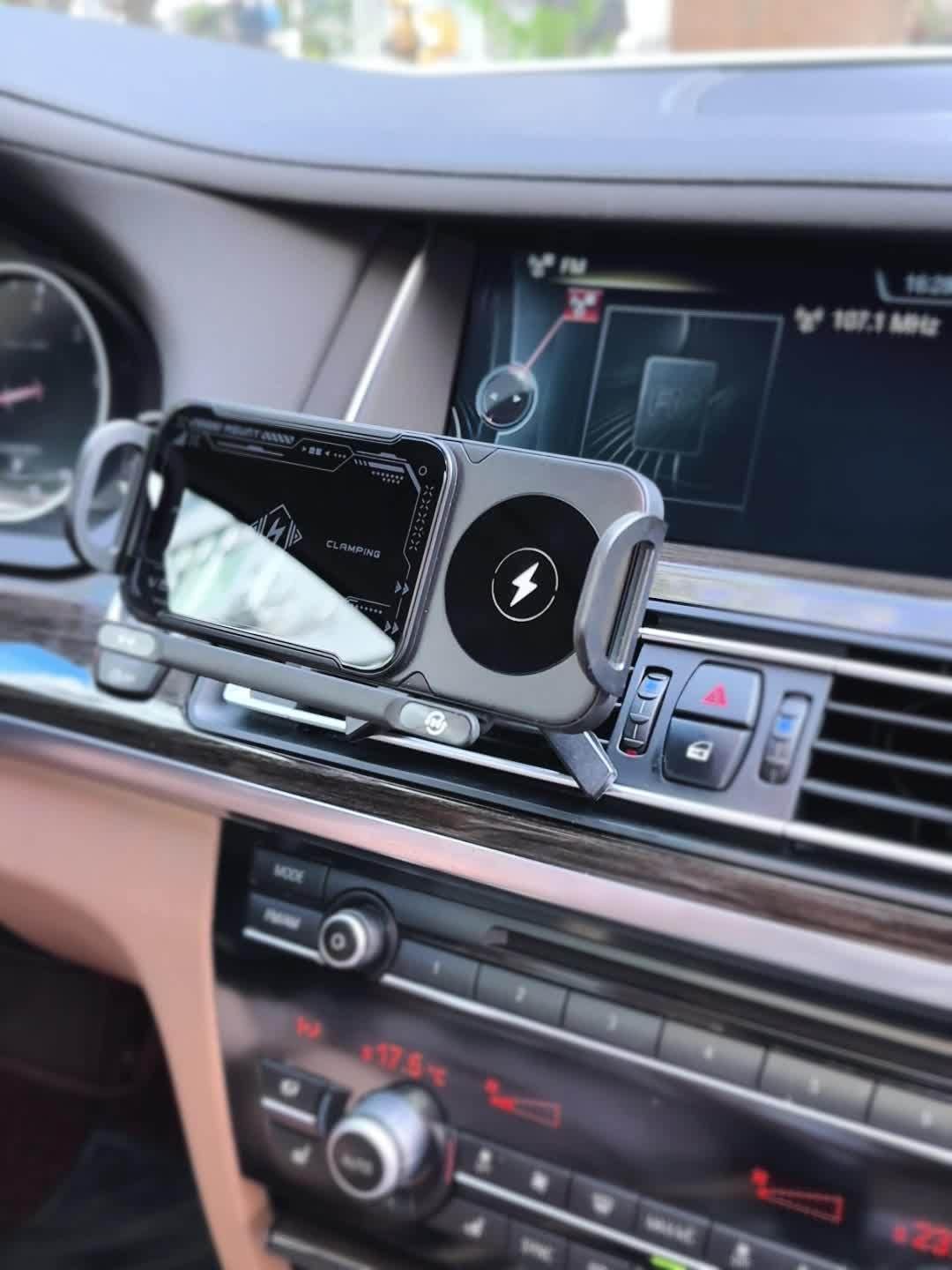 🎁Flash Sale💥2025 Smart 360° Wireless Charger Phone Holder