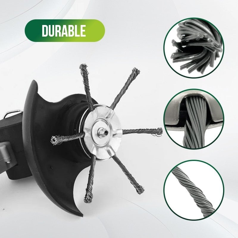 6 inch Steel Wire Brush Cutter Trimmer Head