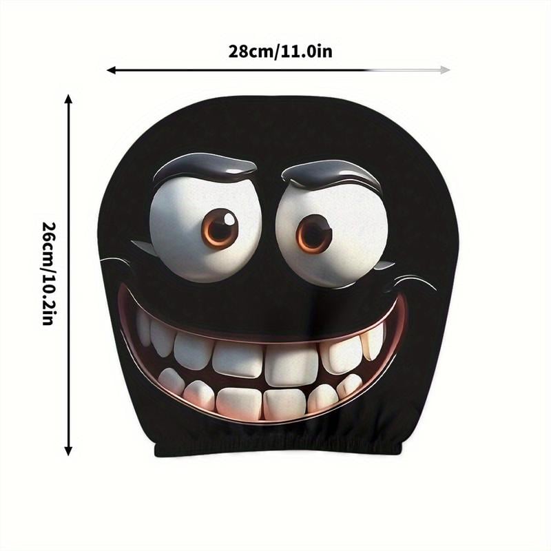 π Funny Cartoon Car Headrest Covers β 2PCS Universal Fit π