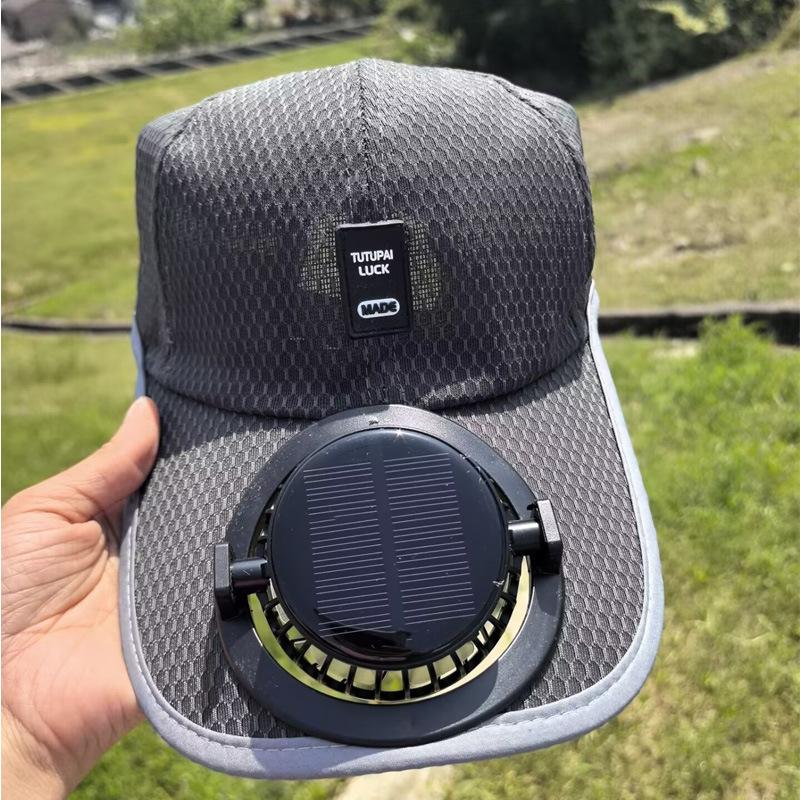 🔥2025 Solar Rechargeable Peaked Cap