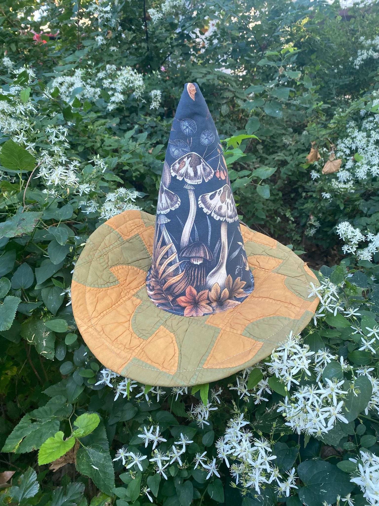 🔥Last Day 49% OFF - The Quilted Witch Hat | Handcrafted Folk Art Hat
