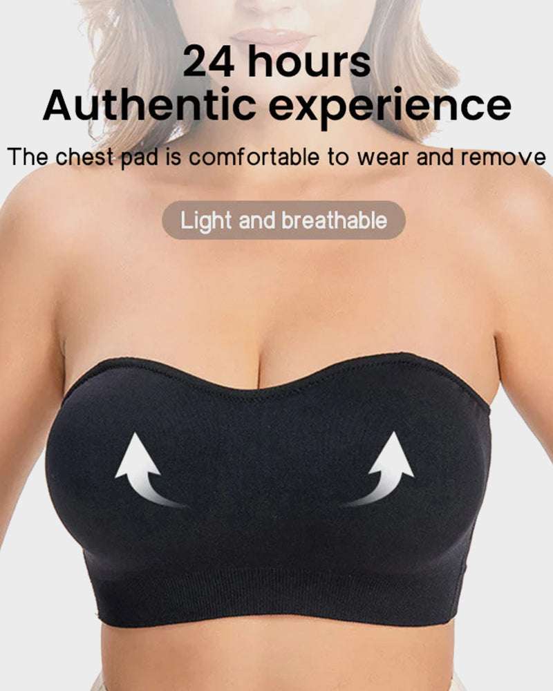 🔥Buy 2 Get 1 Free🔥Non-Slip Bandeau Seamless Wireless Strapless Bra