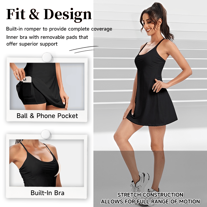 🎁Last Day 50% OFF🔥The Ultimate Tummy Control Backless Active Dress