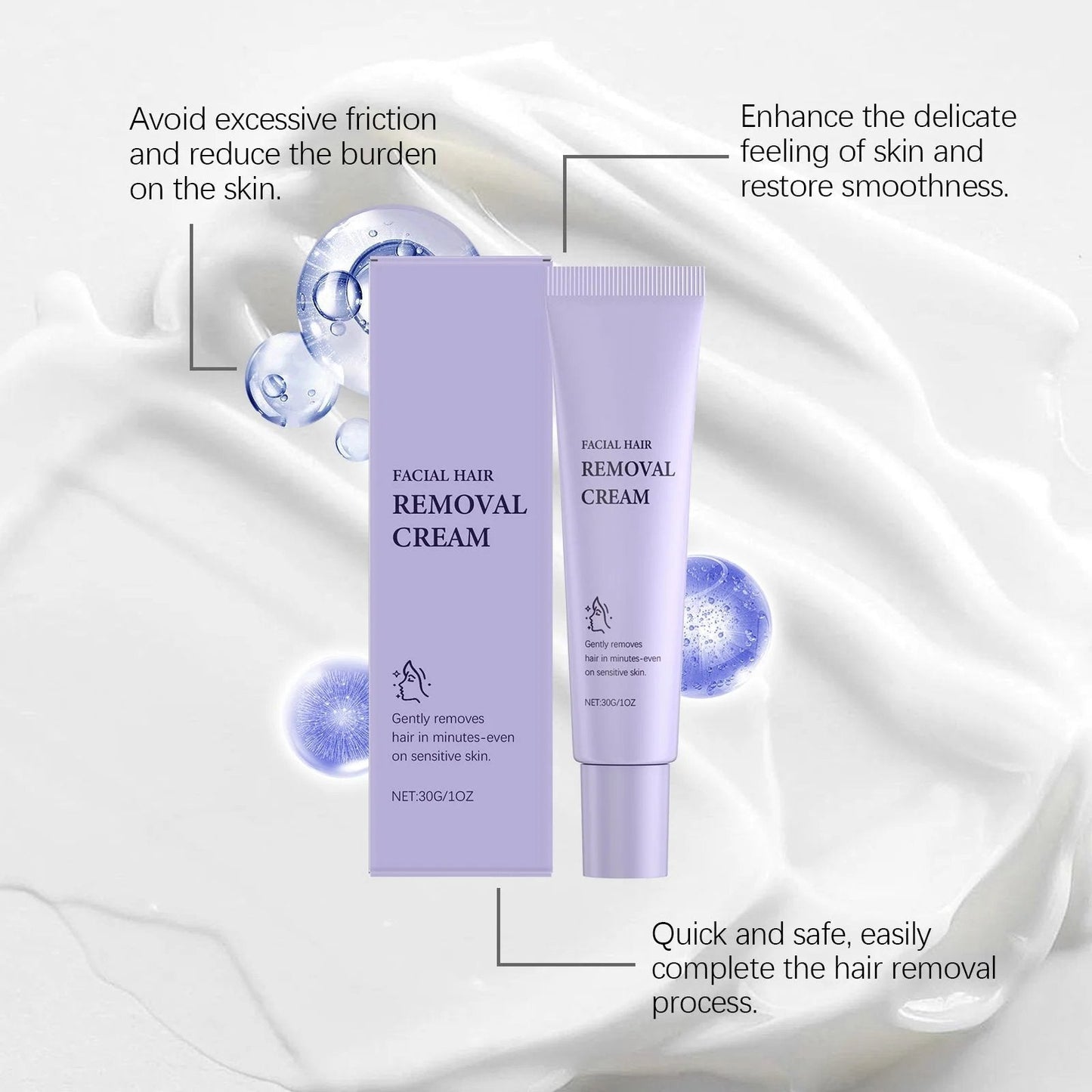🔥 Buy 1 Get 1 FREE🔥Gentle and Painless Facial Hair Removal Cream