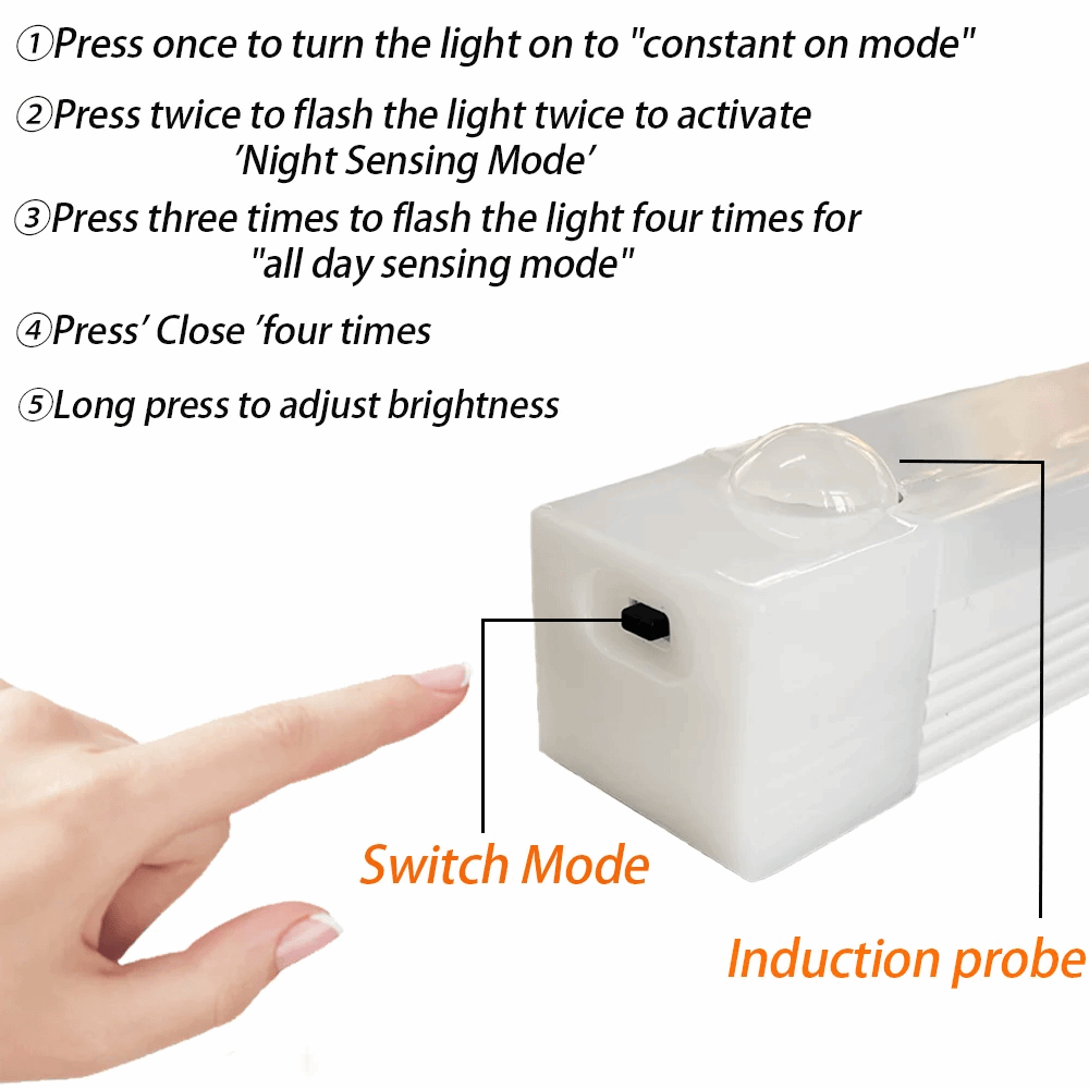 🔥 Punch-free Smart Sensor Magnetic Rechargeable LED Lights💡
