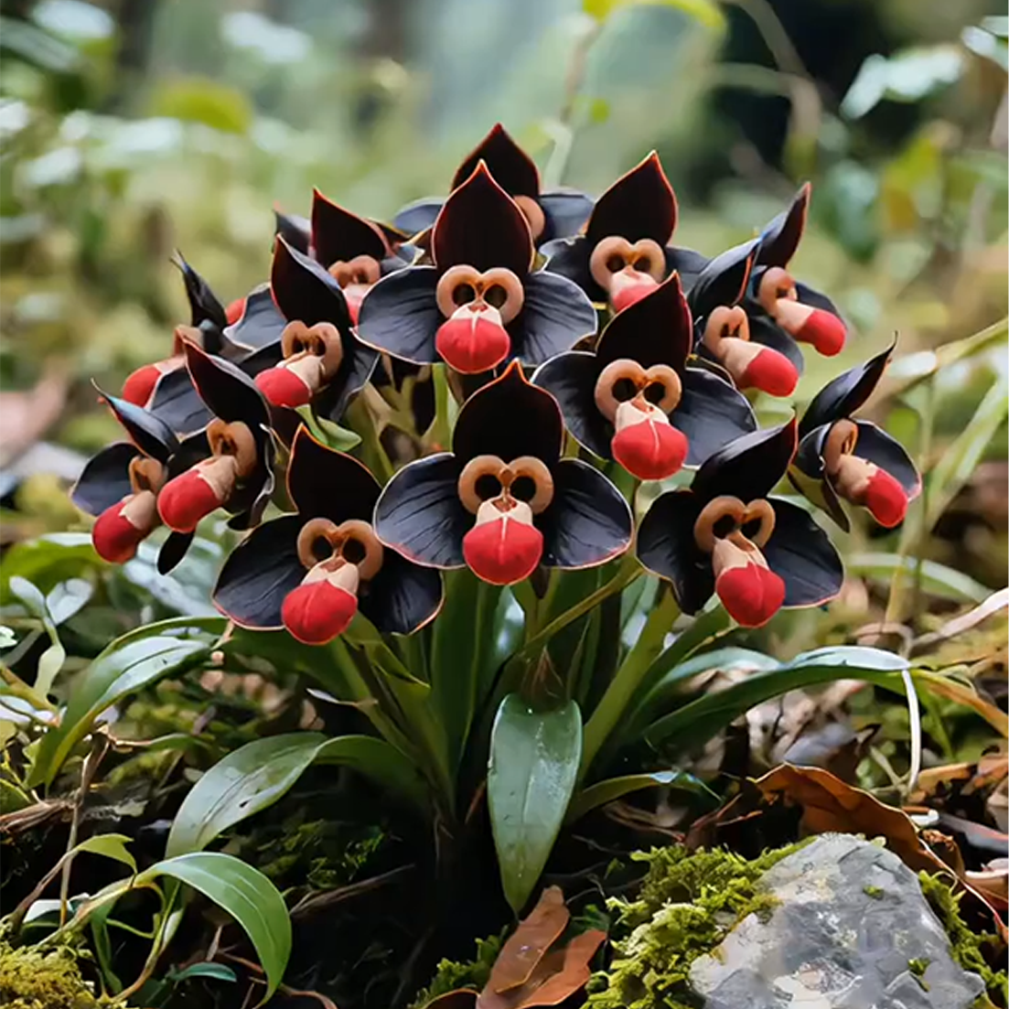 🐵💮 Monkey Orchid bulbs - can survive in soil or hydroponics💧🌱