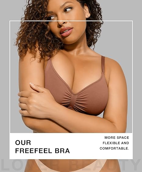 🏆BUY 2 GET 2 FREE⚡Women's Full Coverage Non-Padded Wireless Sculpt Bra