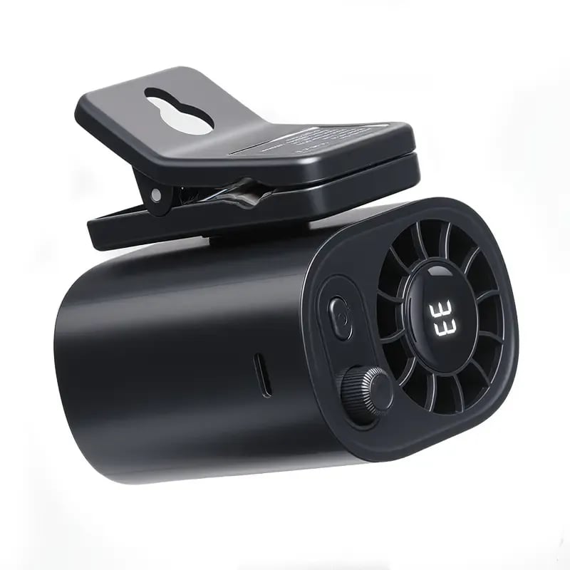 70% Off❄️🔥Car Clip On Fan with LED Display