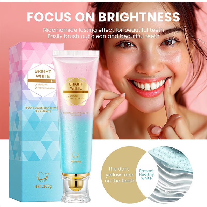 š„Hot Saleš„Niacinamide Whitening Toothpaste - For Healthier, Whiter Teeth!