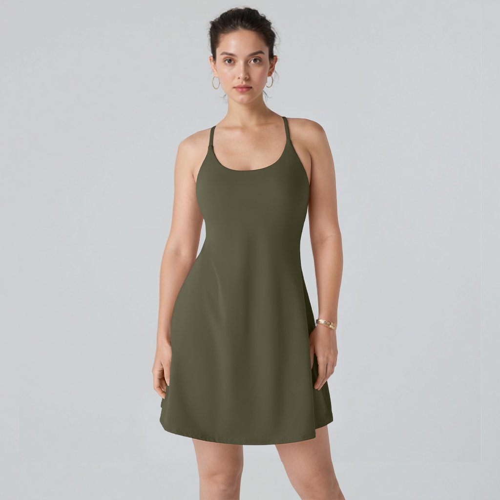🎁Last Day 50% OFF🔥The Ultimate Tummy Control Backless Active Dress