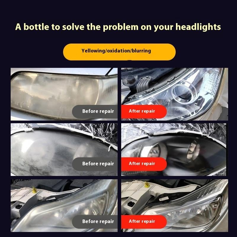 🔥Hot Sale 45% OFF🚘Automotive Headlamp Restoration Fluid Kit