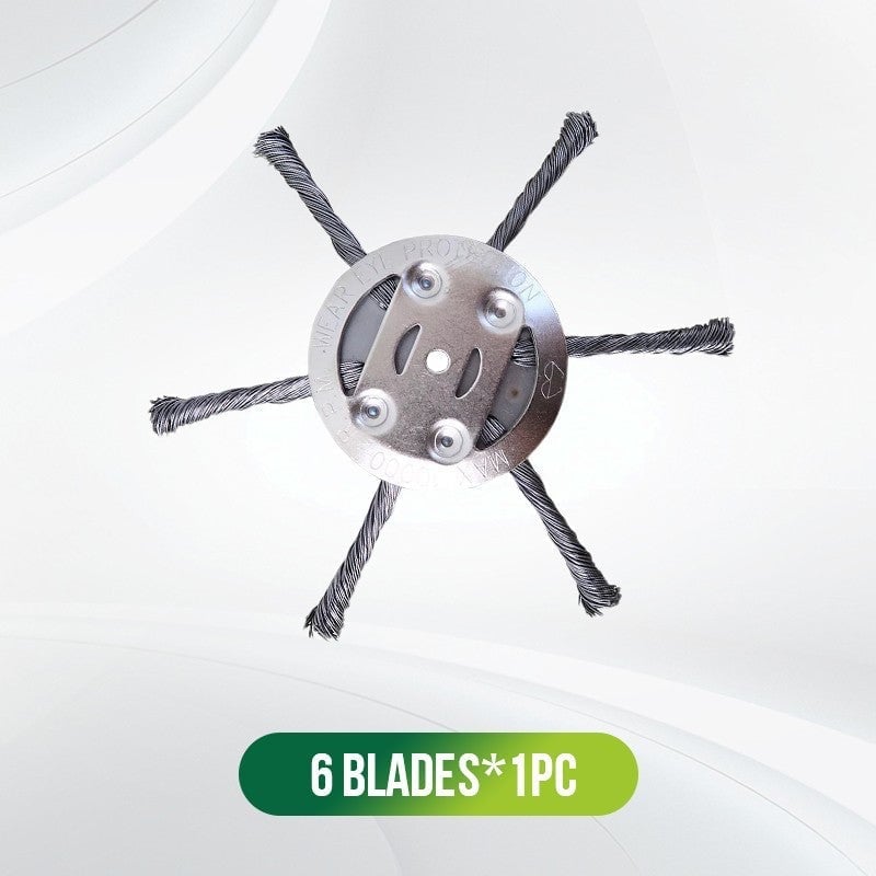 6 inch Steel Wire Brush Cutter Trimmer Head