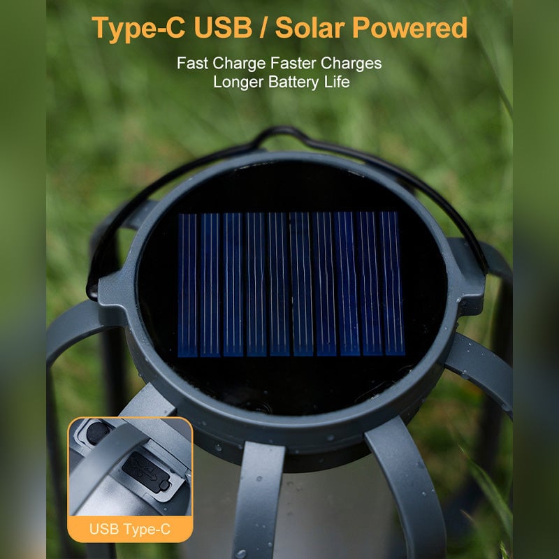 🌞2025 Promotion🔥 Solar Lantern Outdoor Light, Four Modes