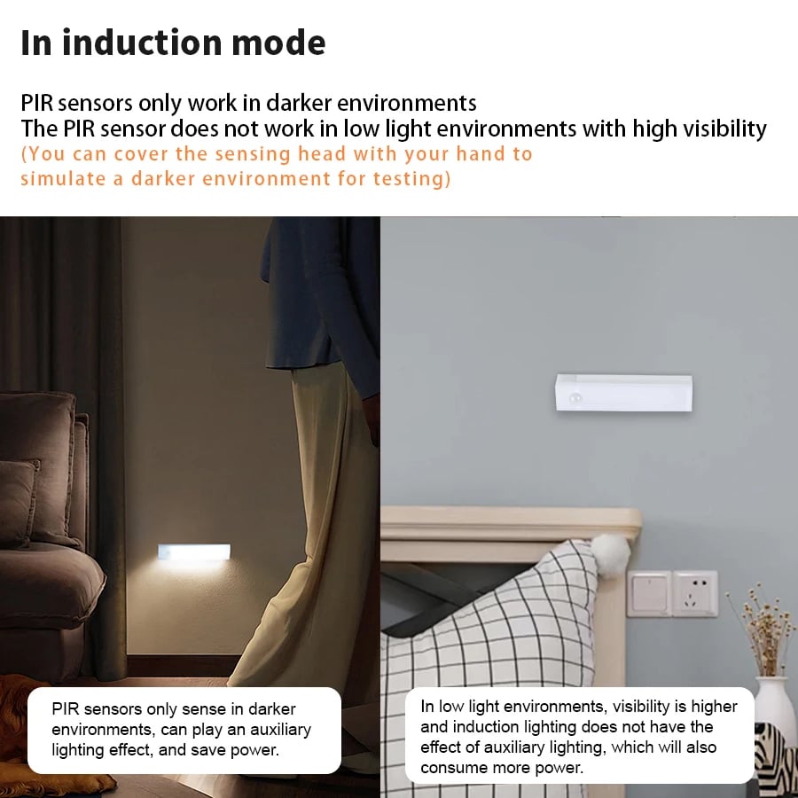 🔥 Punch-free Smart Sensor Magnetic Rechargeable LED Lights💡