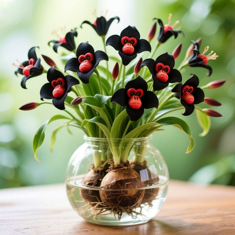 🐵💮 Monkey Orchid bulbs - can survive in soil or hydroponics💧🌱