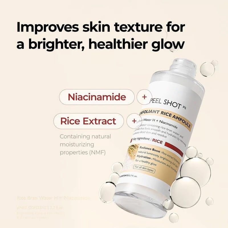 🏆Flash Sale⚡- - Peel Shot Glow Rice Ampoule Duo