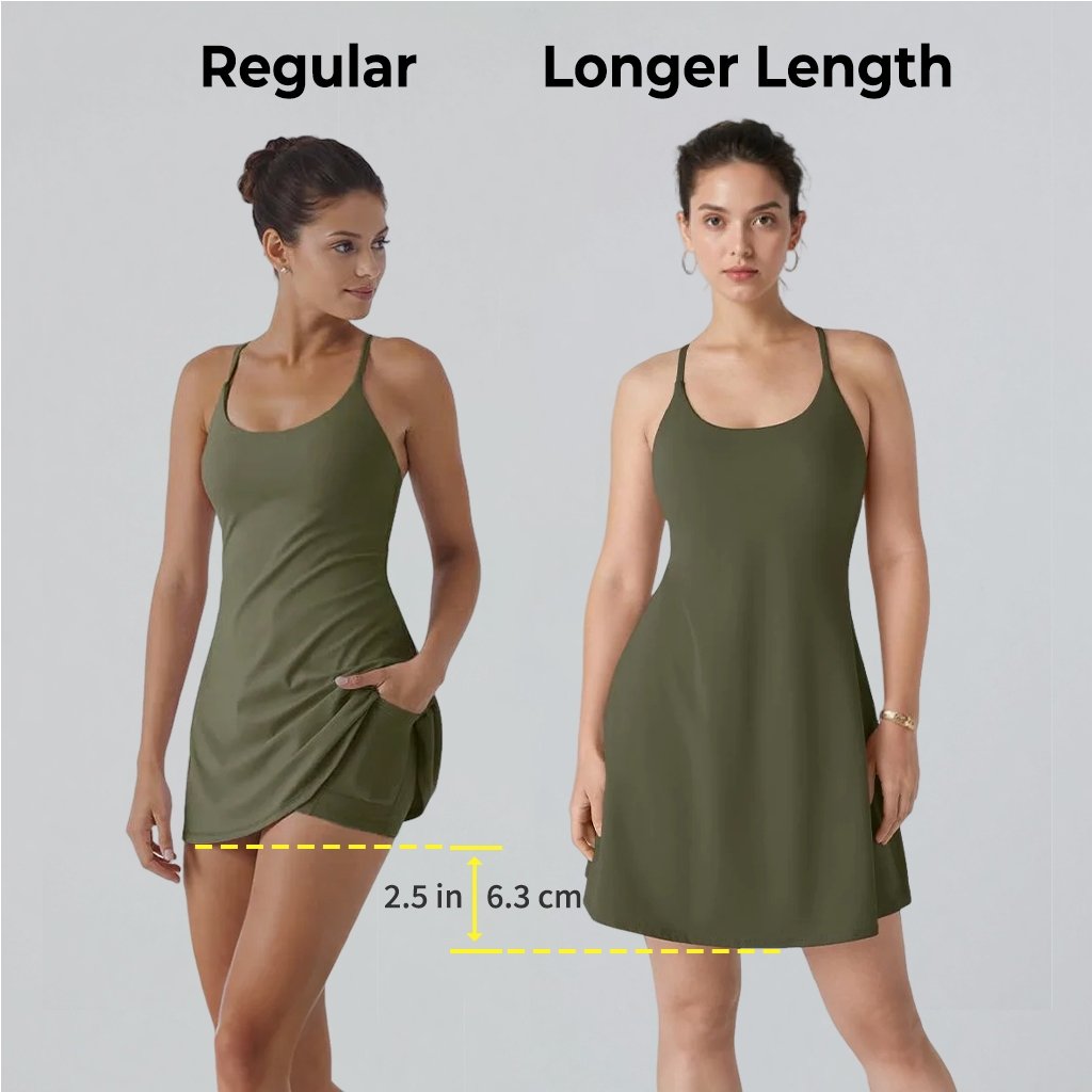 🎁Last Day 50% OFF🔥The Ultimate Tummy Control Backless Active Dress