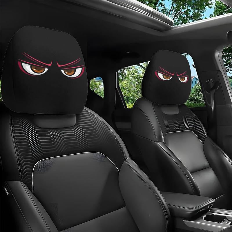 π Funny Cartoon Car Headrest Covers β 2PCS Universal Fit π