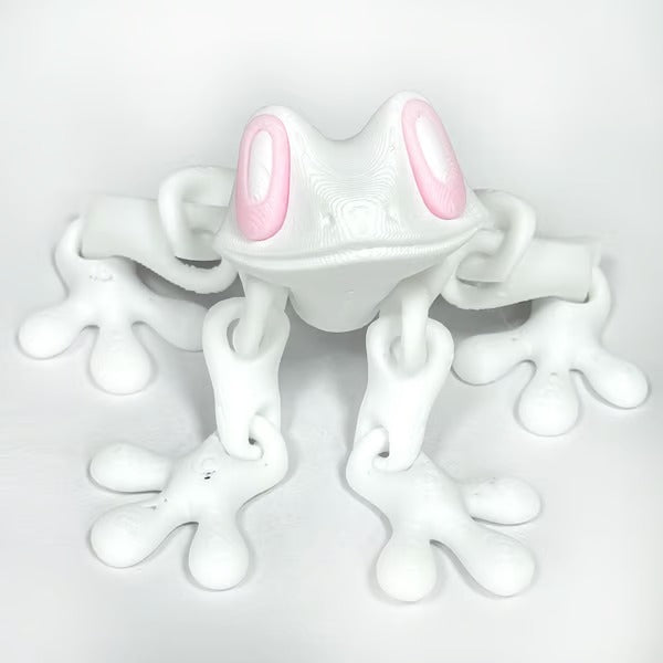 🎁BUY 4 GET 3 FREE🎁🐸✨2025 Large 3D Magnetic Frog Model with Articulated Joints