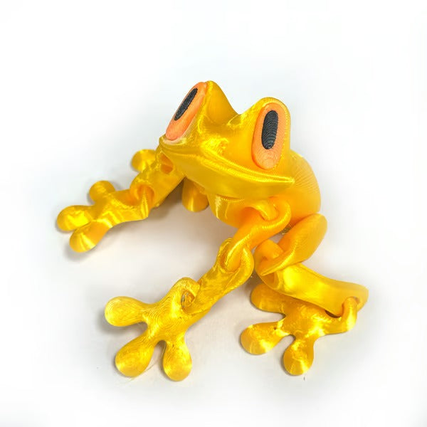 🎁BUY 4 GET 3 FREE🎁🐸✨2025 Large 3D Magnetic Frog Model with Articulated Joints