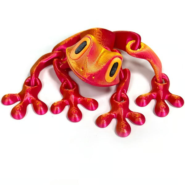 🎁BUY 4 GET 3 FREE🎁🐸✨2025 Large 3D Magnetic Frog Model with Articulated Joints