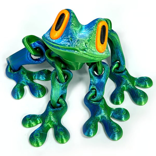 🎁BUY 4 GET 3 FREE🎁🐸✨2025 Large 3D Magnetic Frog Model with Articulated Joints