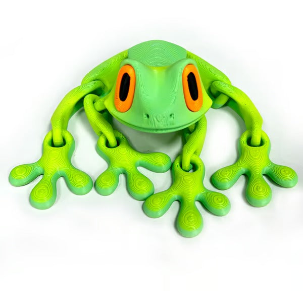 🎁BUY 4 GET 3 FREE🎁🐸✨2025 Large 3D Magnetic Frog Model with Articulated Joints