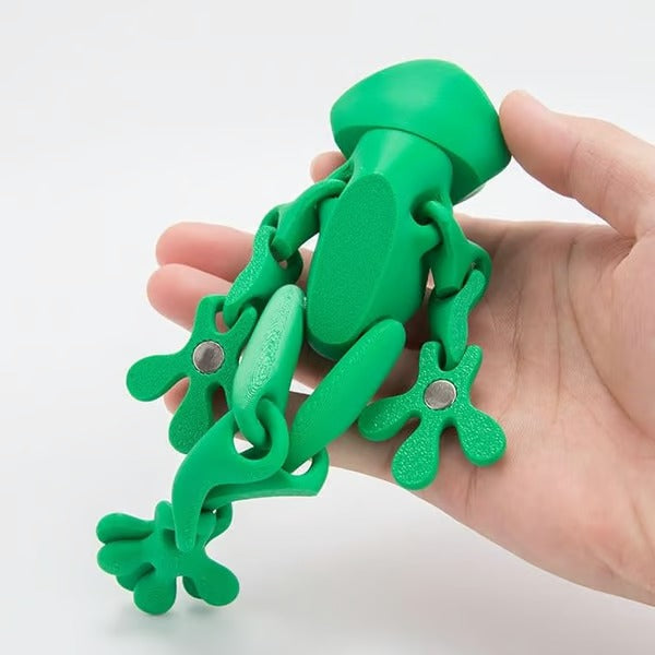 🎁BUY 4 GET 3 FREE🎁🐸✨2025 Large 3D Magnetic Frog Model with Articulated Joints