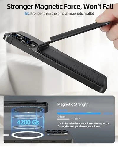 📱for Magsafe Wallet, Works ,Strongest Magnetic Wallet