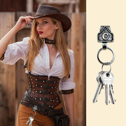 🤠Vintage Letter Keychain